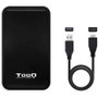 Tooq TQE-2528B Caja Externa para Disco Duro/SSD 2.5 Pulgadas USB 3.1 Gen 1 Negro